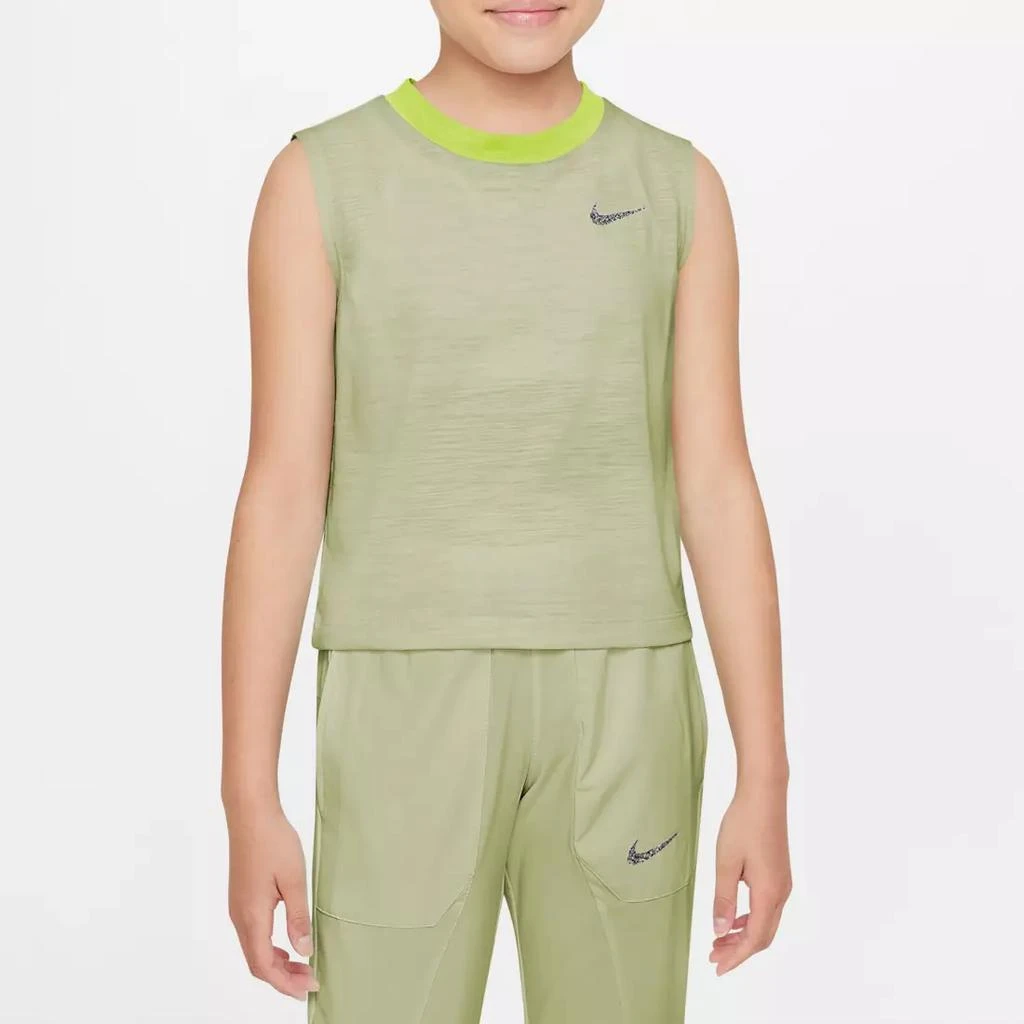 商品NIKE|Nike Girls' Dri-Fit Yoga Tank Top,价格¥66,第1张图片详细描述