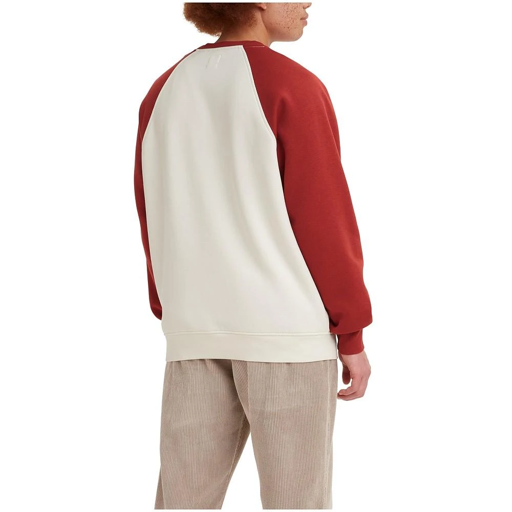 商品Levi's|Men's Varsity Raglan Crewneck Sweatshirt, Created for Macy's,价格¥122,第2张图片详细描述