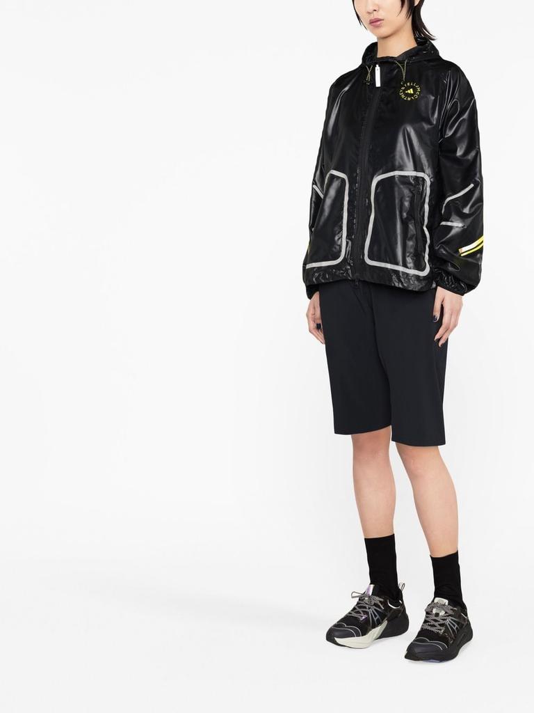 Adidas By Stella McCartney Coats Black商品第2张图片规格展示