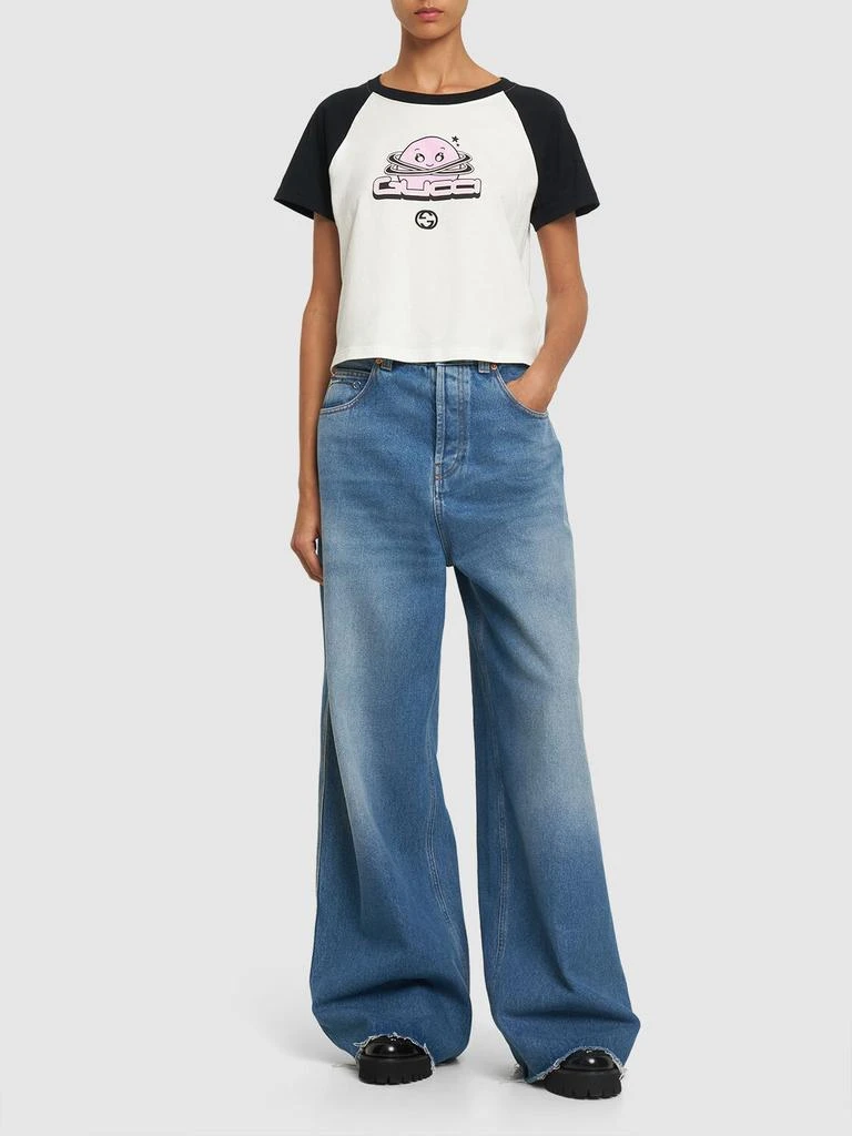 商品Gucci|Cotton Jersey T-shirt,价格¥4234,第1张图片详细描述