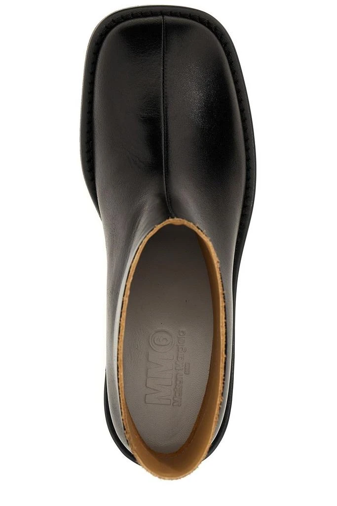 商品MM6|MM6 Maison Margiela Square Toe Ankle Boots,价格¥3796,第3张图片详细描述