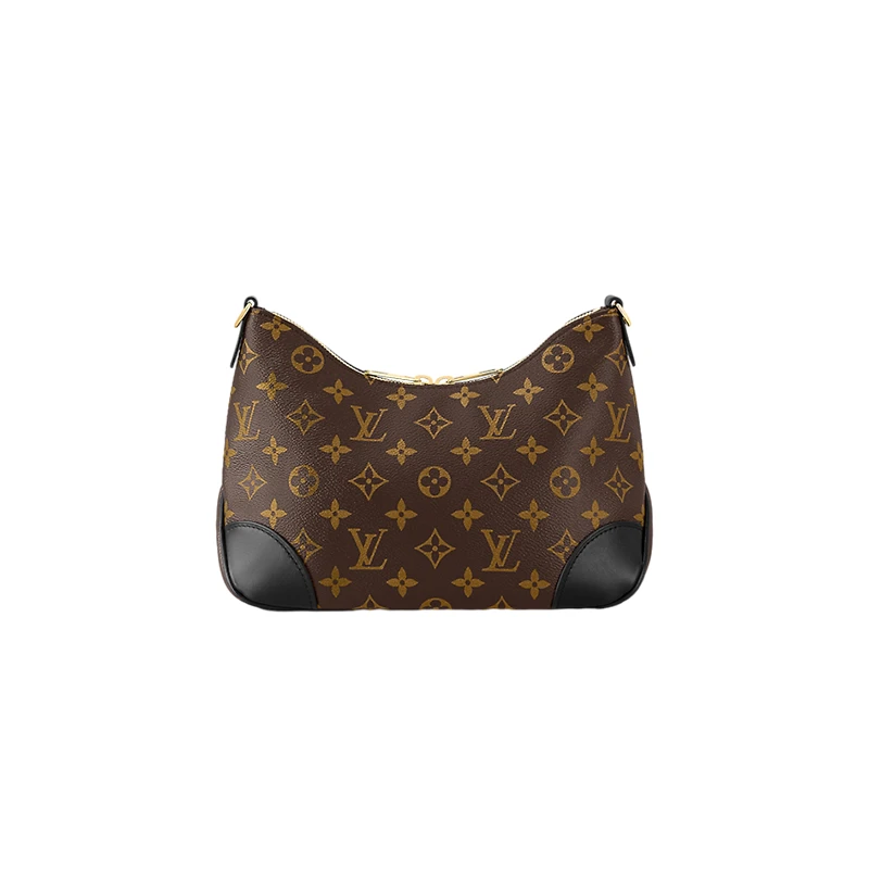 商品Louis Vuitton|【预售十天】路易威登 Boulogne女士棕色经典交织字母帆布配皮单肩包 M45831,价格¥17072,第6张图片详细描述