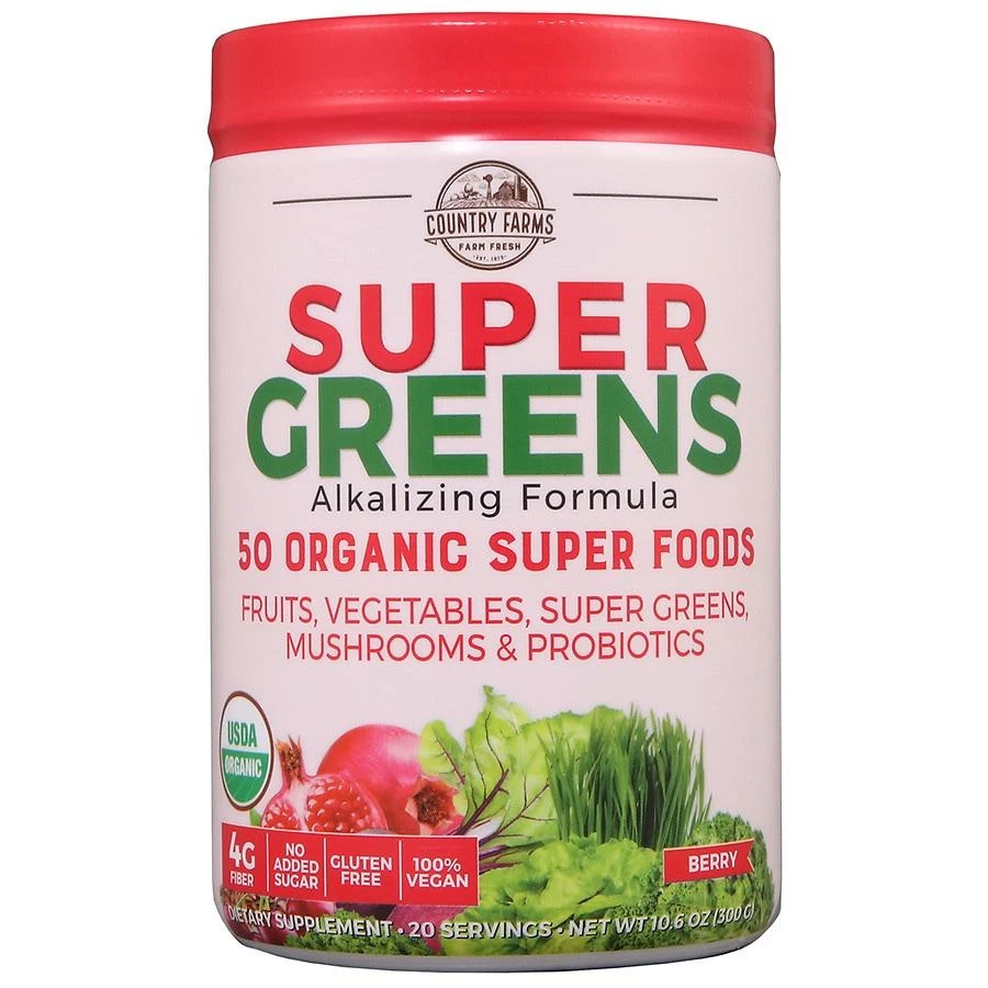 商品Windmill Health Products|Super Greens Powder, Berry Super Food & Berry Blend,价格¥165,第1张图片