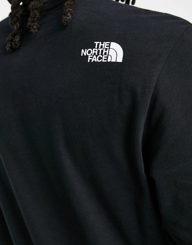 商品The North Face|The North Face Fine long sleeve t-shirt in black,价格¥189,第4张图片详细描述