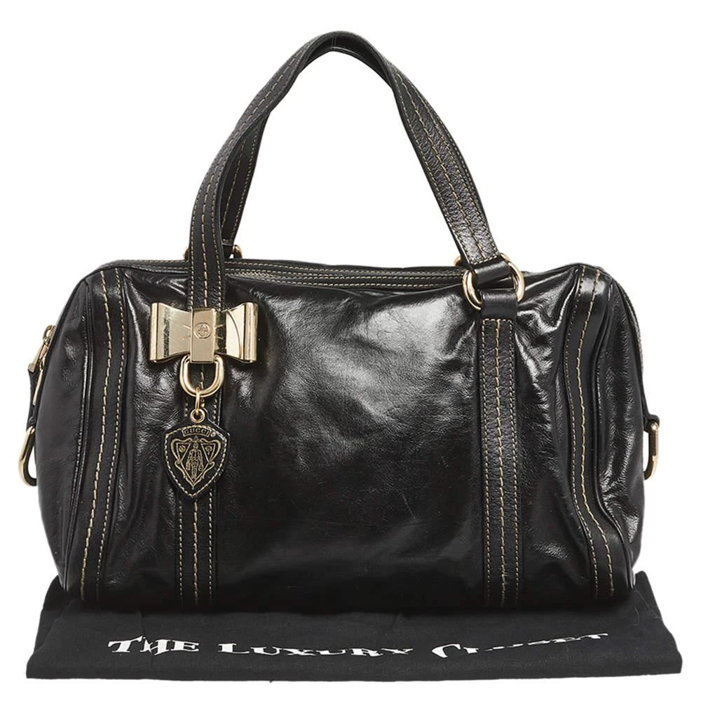 Gucci Black Leather Duchessa Boston Bag 商品