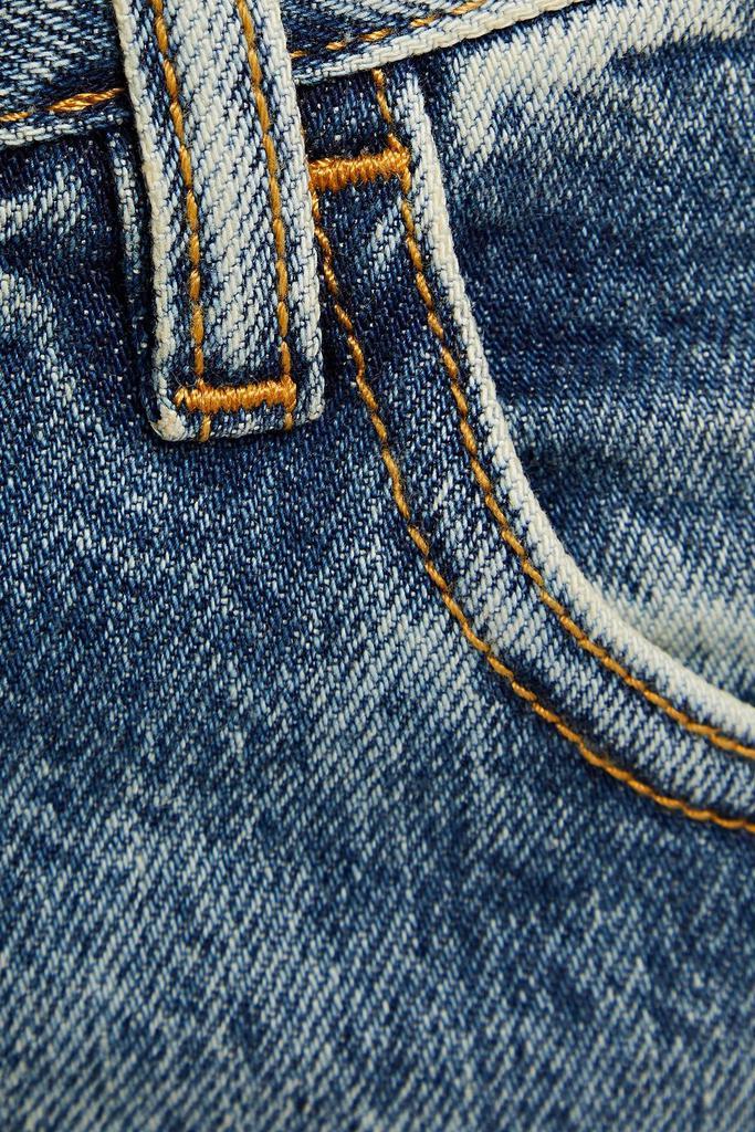 商品MAISON MARGIELA|Faded high-rise tapered jeans,价格¥2161,第6张图片详细描述