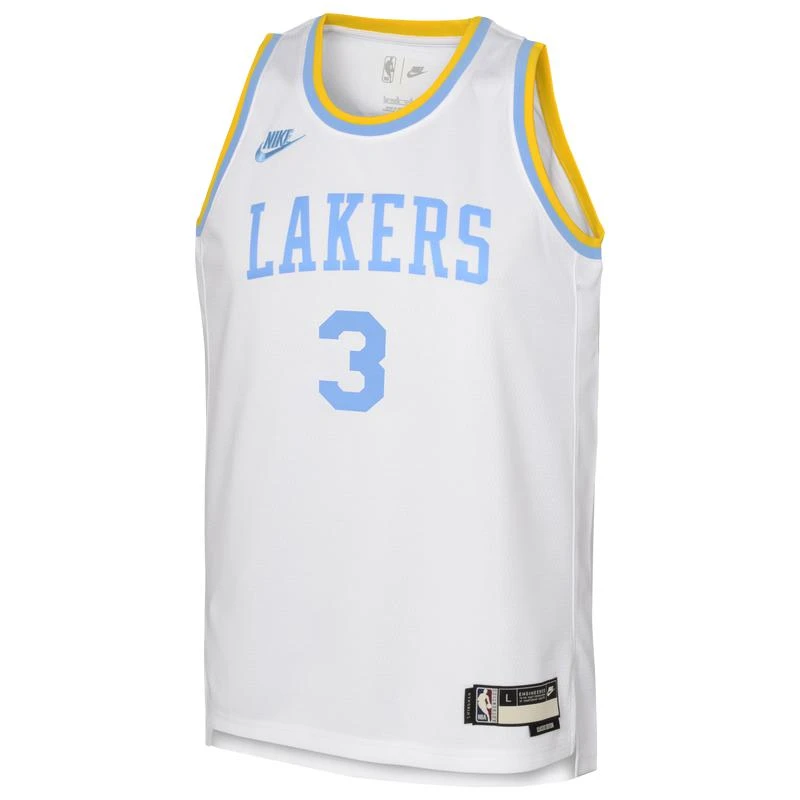 商品NBA|NBA Lakers HWC Swingman Jersey - Boys' Grade School,价格¥663,第2张图片详细描述