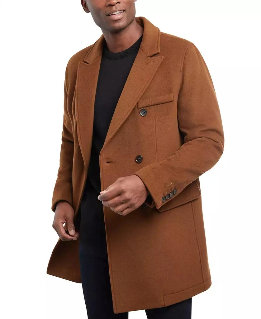 商品Michael Kors|Men's Lunel Wool Blend Double-Breasted Overcoat,价格¥3703,第1张图片