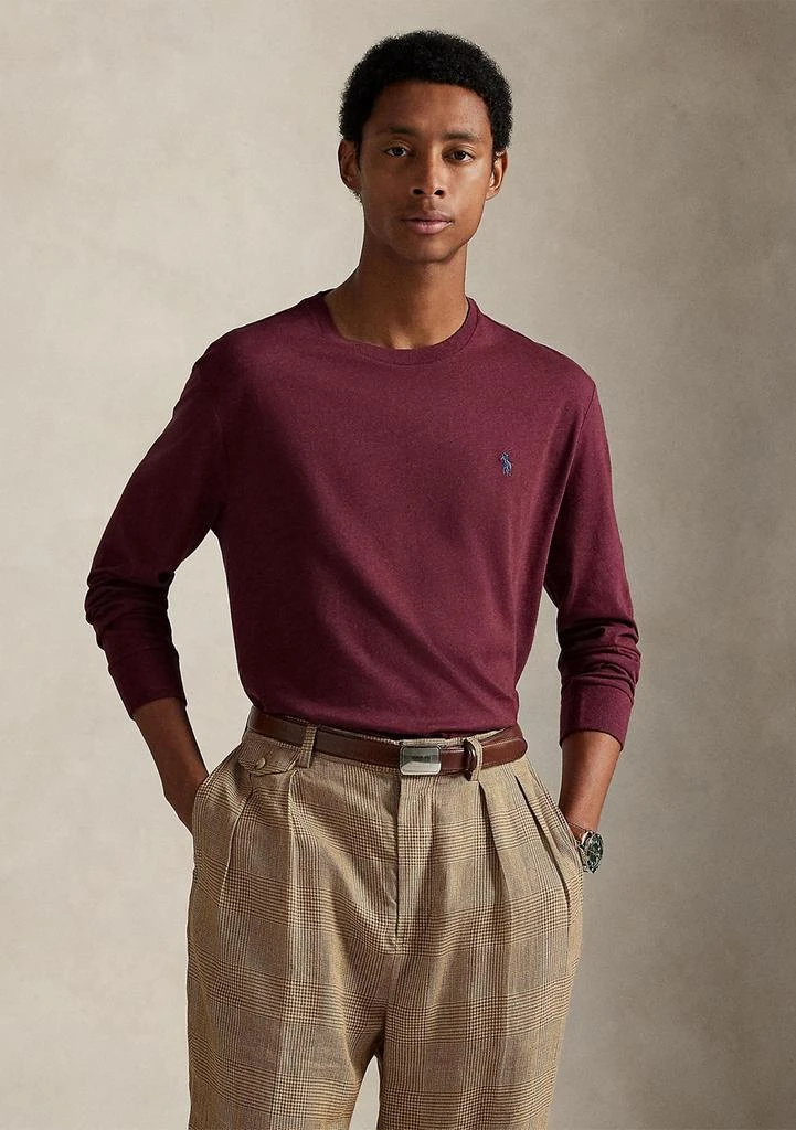 商品Ralph Lauren|Classic Fit Jersey Long-Sleeve T-Shirt,价格¥336,第1张图片
