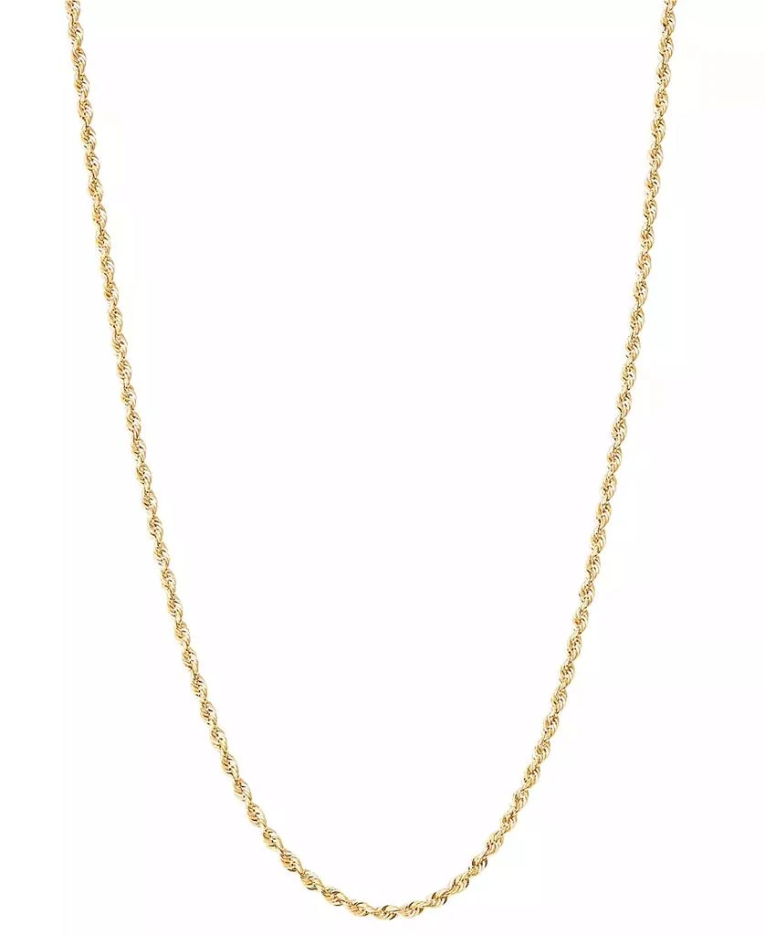 商品Macy's|Rope Link 18" Chain Necklace in 10k Gold,价格¥795,第1张图片