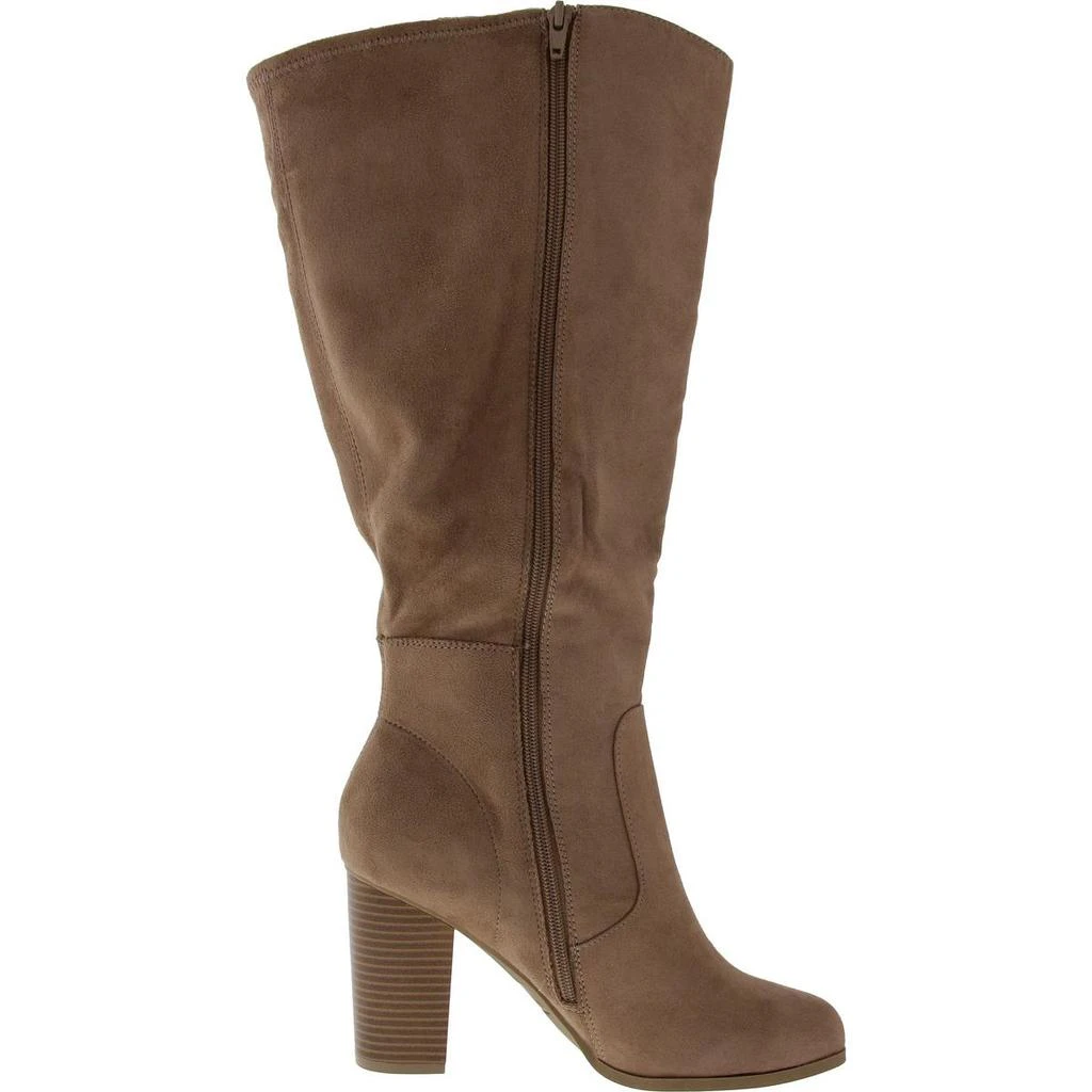 Style & Co. Womens Addyy Microsuede Pull On Knee-High Boots 商品