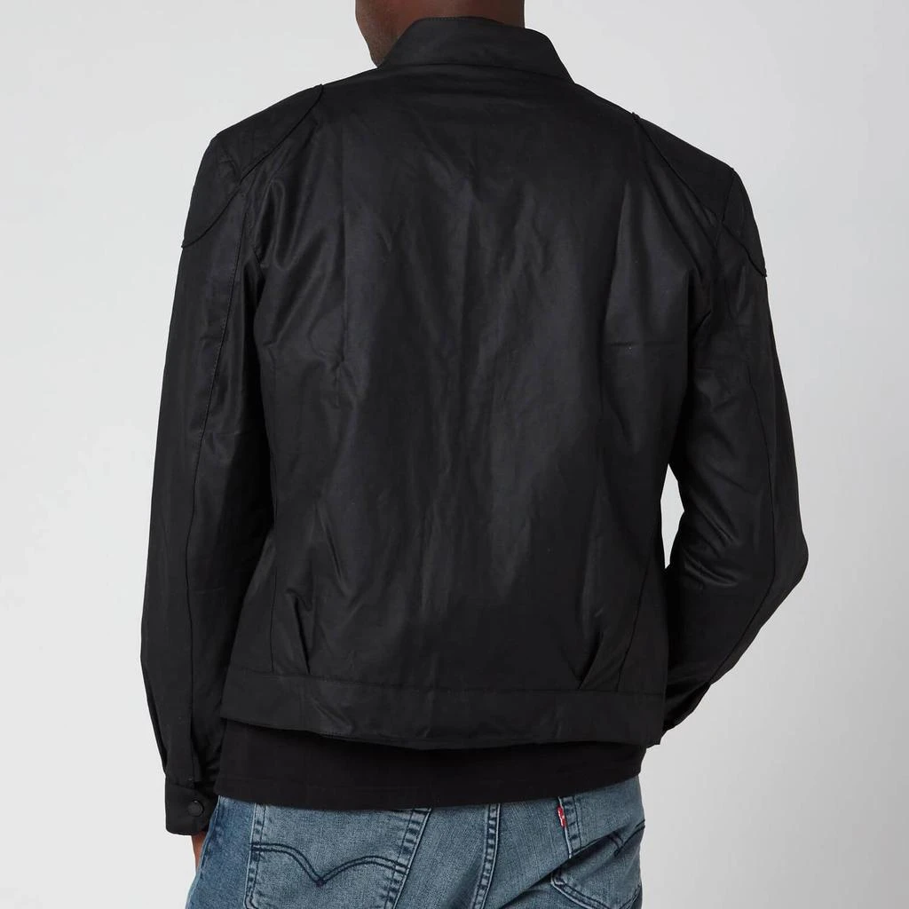 商品Barbour|Barbour International Men's Stove Wax Jacket - Black,价格¥913,第2张图片详细描述