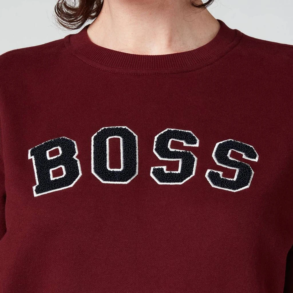 商品Hugo Boss|BOSS Women's C_Esety Sweatshirt - Dark Red,价格¥259,第4张图片详细描述