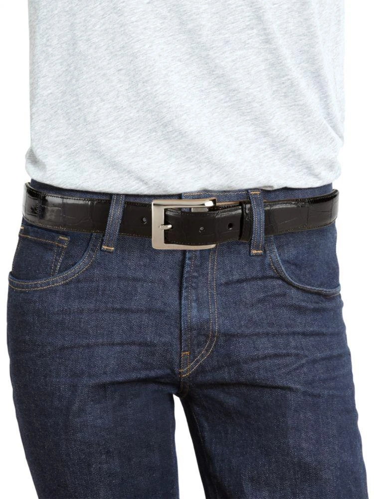 商品Abas|Genuine American Alligator Leather Belt,价格¥1117,第3张图片详细描述