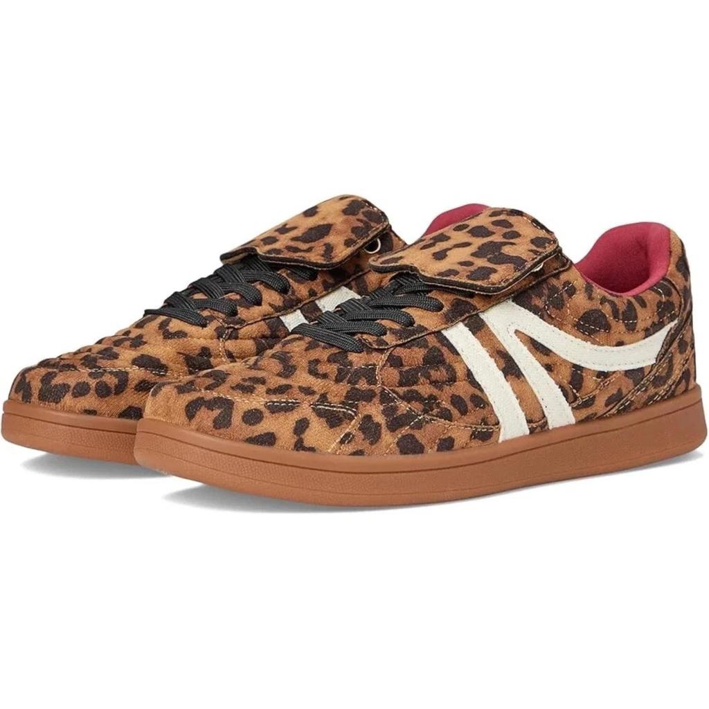Men's  Madrid Sneaker  Brown Leopard Print Lifestyle Shoes RHS7736 image 2