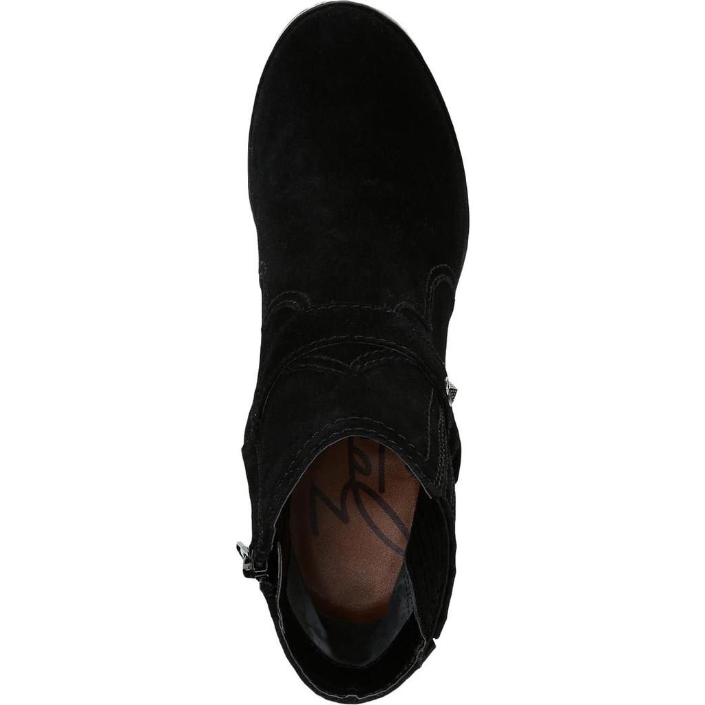 Aidan Womens Leather Heels Ankle Boots商品第4张图片规格展示