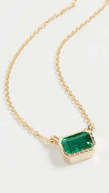 商品Jennie Kwon 设计|14k Emerald Lexie 项链,价格¥7492,第4张图片详细描述