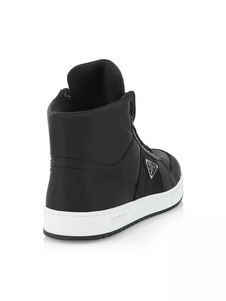 商品Prada|Basket Nylon High-Top Sneakers,价格¥8534,第3张图片详细描述
