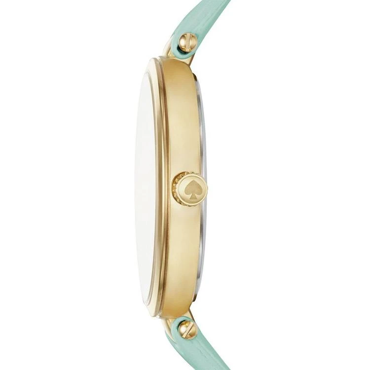 商品Kate Spade|Women's Holland Mint Splash Leather Strap 腕表 34mm KSW1309,价格¥1010,第2张图片详细描述