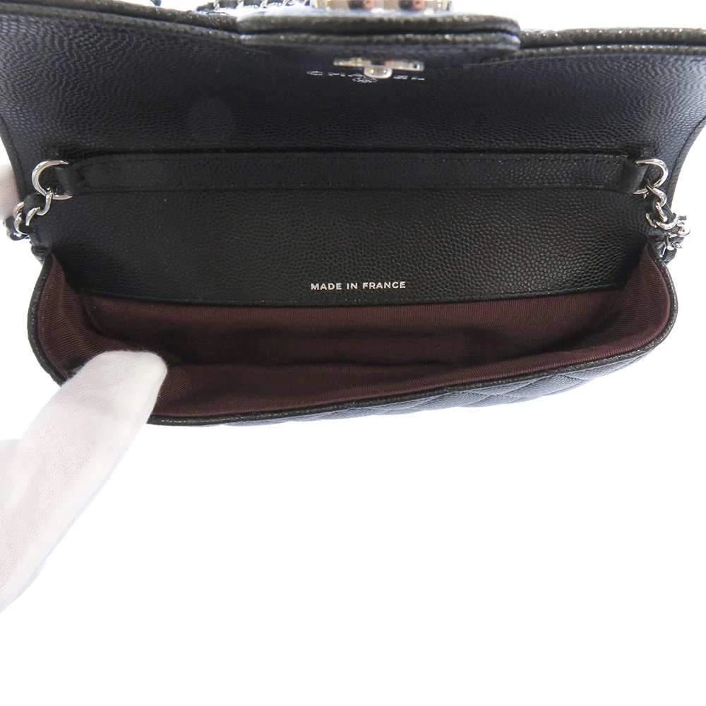 商品[二手商品] Chanel|Chanel Black Caviar Leather Classic Glasses Case,价格¥18705,第5张图片详细描述