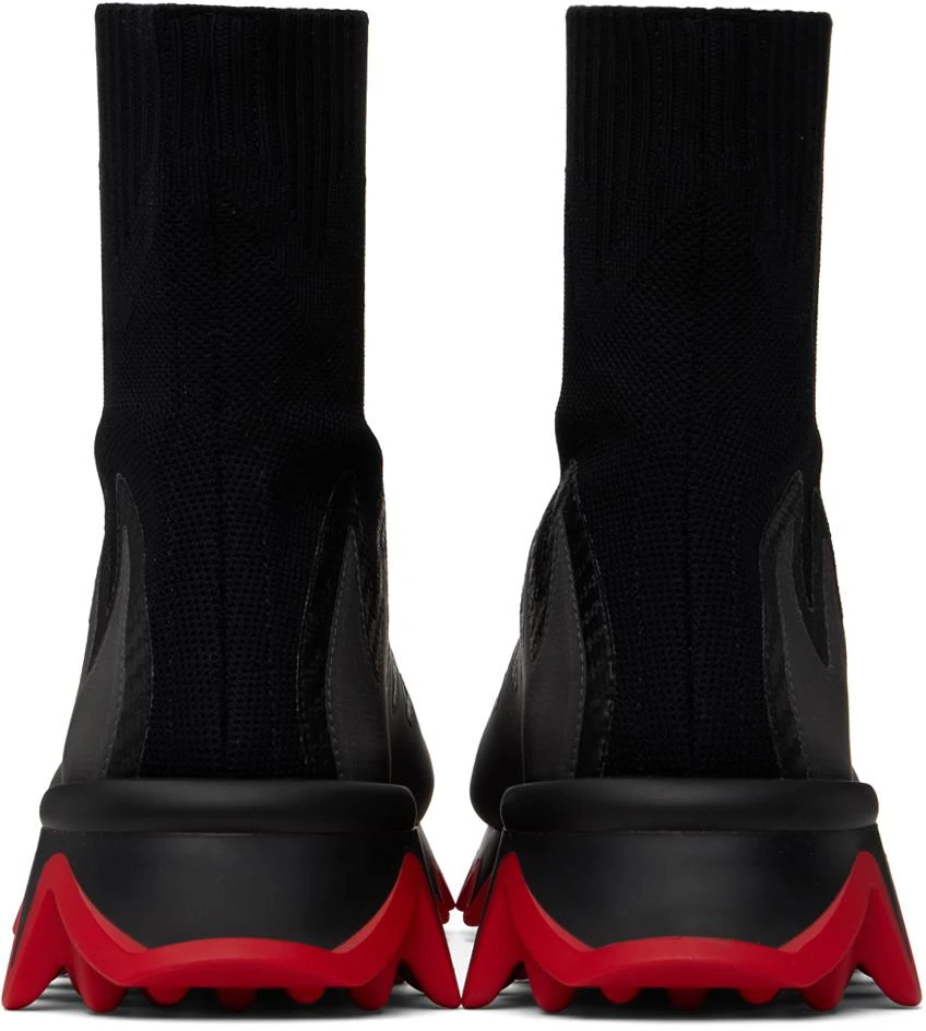 商品Christian Louboutin|Black Sharky Sock Sneakers,价格¥8221,第2张图片详细描述