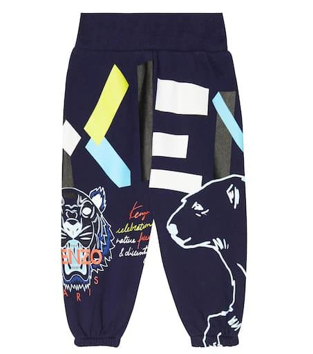 商品Kenzo|Baby logo cotton jersey sweatpants,价格¥586,第2张图片详细描述