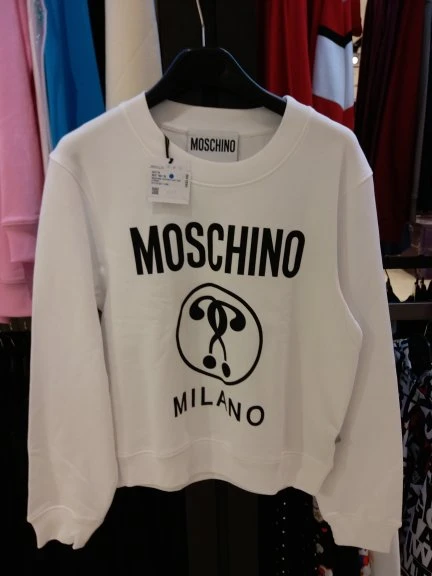 商品Moschino|MOSCHINO 白色女士卫衣/帽衫 EA1719-0527-1001,价格¥1089,第1张图片