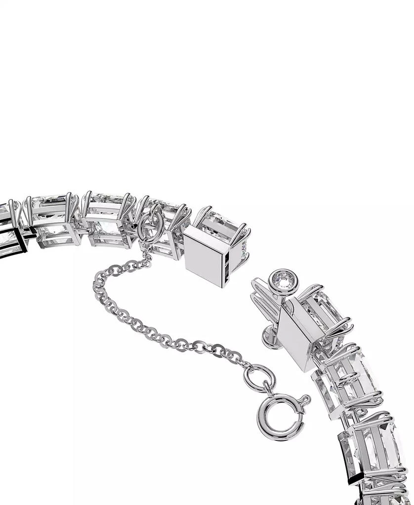 商品Swarovski|Rhodium-Plated Square-Crystal Flex Bracelet,价格¥2086,第3张图片详细描述