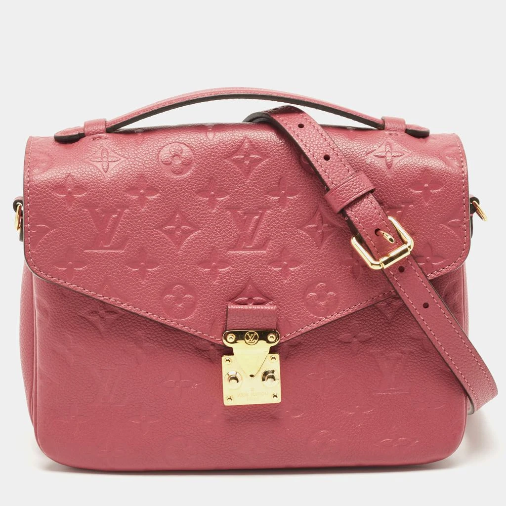 商品[二手商品] Louis Vuitton|Louis Vuitton Rose Bruyere Monogram Empreinte Leather Pochette Metis Bag,价格¥15290,第1张图片