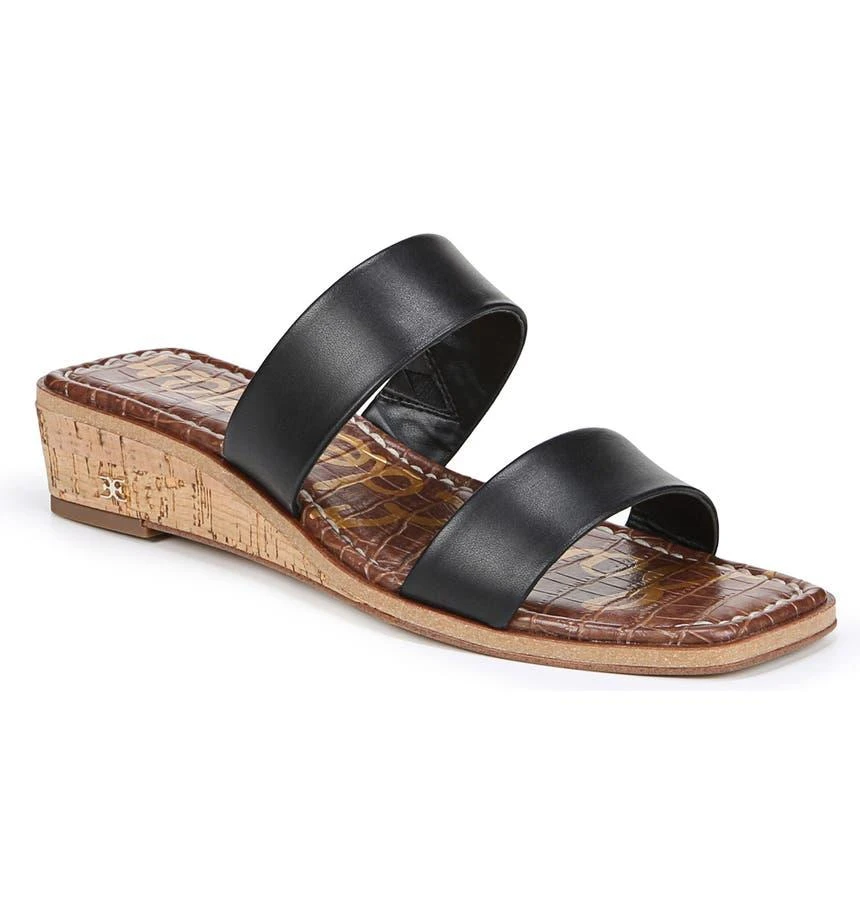 商品Sam Edelman|Vena Wedge Slide Sandal,价格¥187,第1张图片