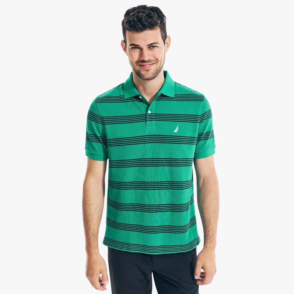 商品Nautica|Nautica Mens Classic Fit Striped Polo,价格¥137,第5张图片详细描述