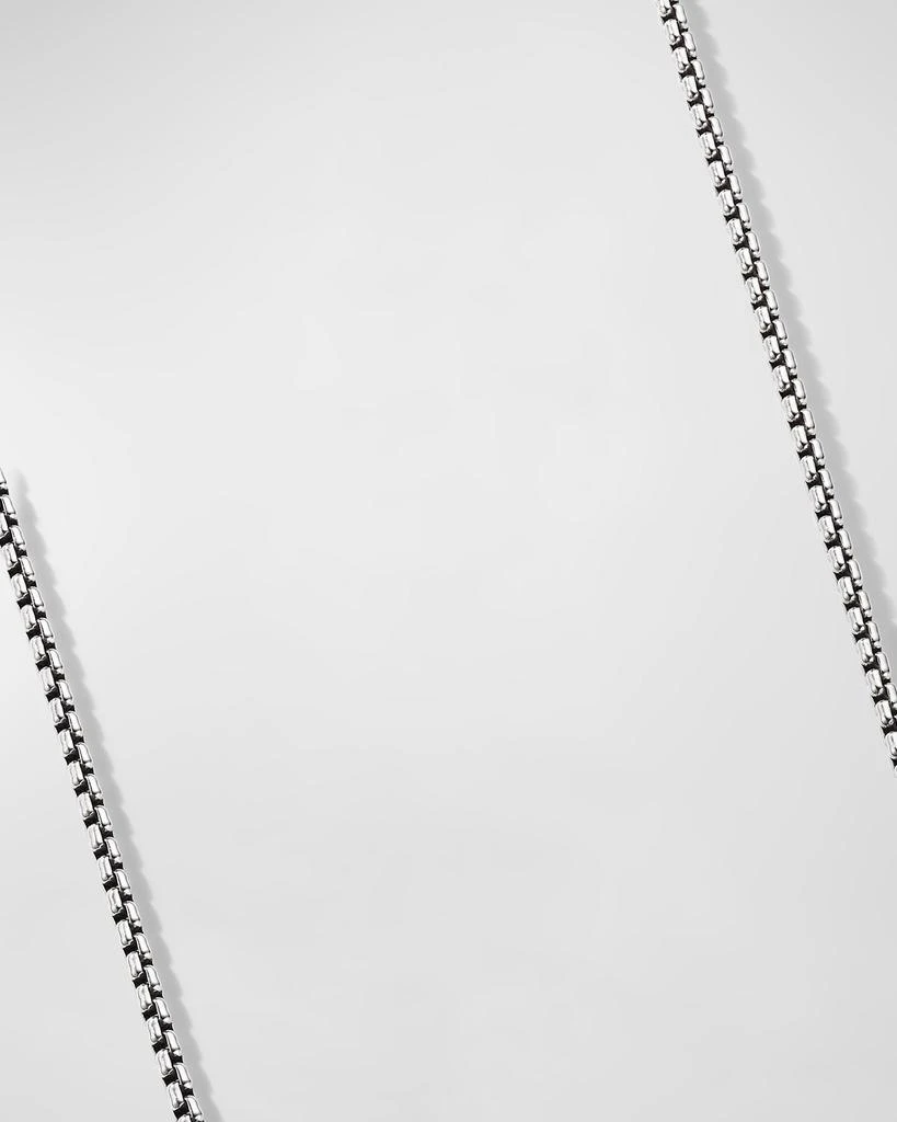 商品David Yurman|Men's Box Chain Necklace in Silver, 2.7mm, 26"L,价格¥2273,第4张图片详细描述