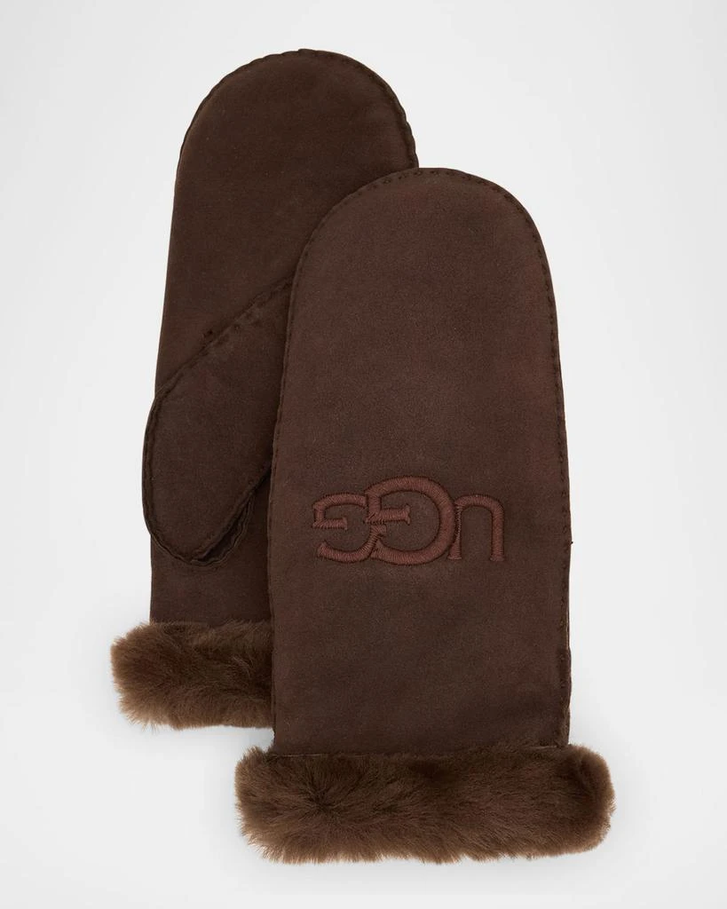 商品UGG|Logo Shearling Mittens,价格¥633,第1张图片