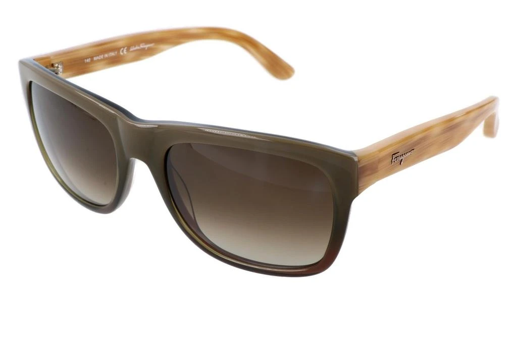 商品Salvatore Ferragamo|Salvatore Ferragamo Eyewear Rectangular Frame Sunglasses,价格¥1116,第2张图片详细描述