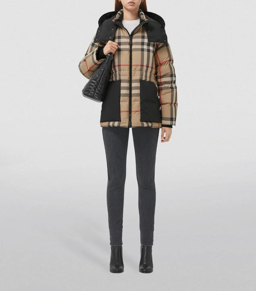 商品Burberry|Vintage Check Puffer Jacket,价格¥15982,第2张图片详细描述