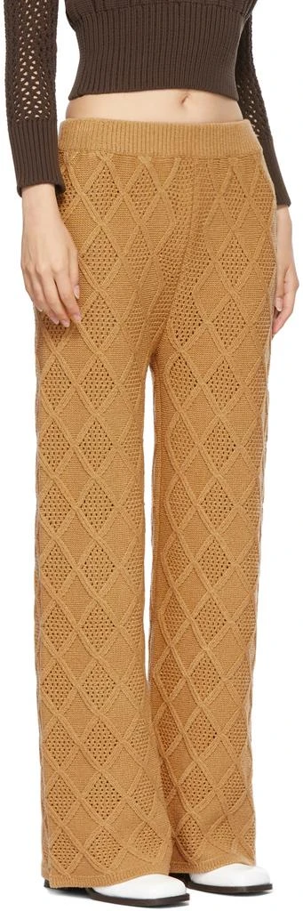 商品Isa Boulder|SSENSE Exclusive Tan Wafer Lounge Pants,价格¥1206,第2张图片详细描述