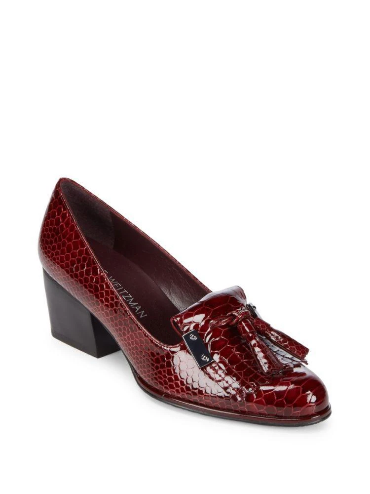 商品Stuart Weitzman|Tassel Leather Pumps,价格¥2123,第1张图片