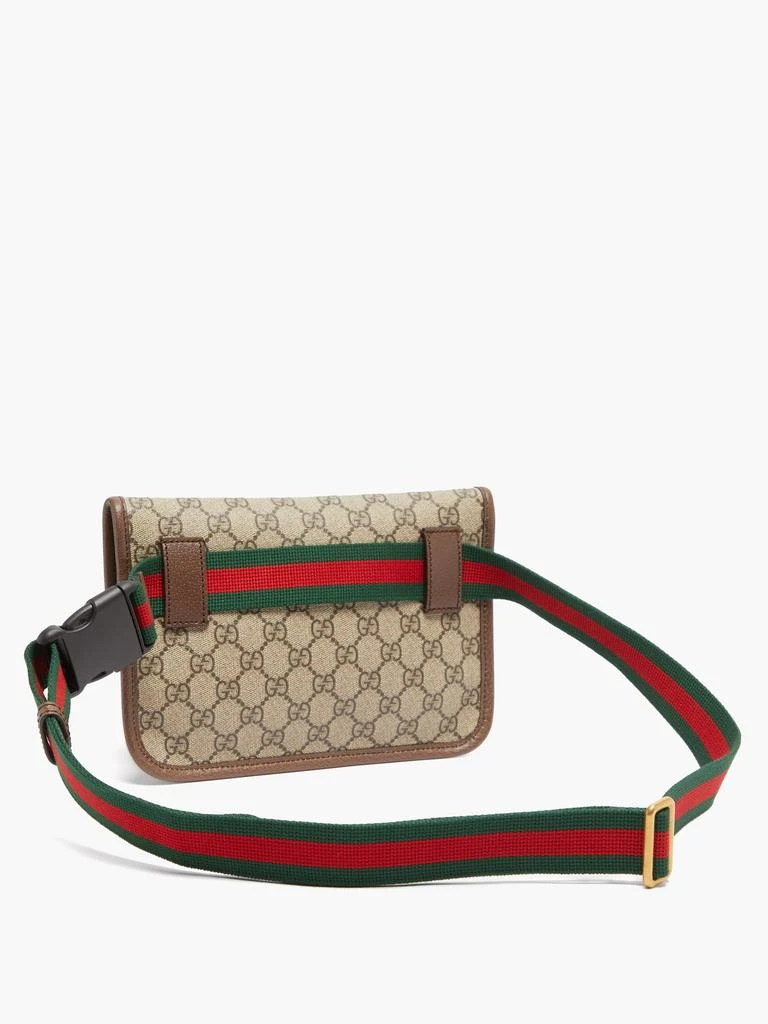 商品Gucci|GG-jacquard coated-canvas shoulder bag,价格¥7805,第4张图片详细描述