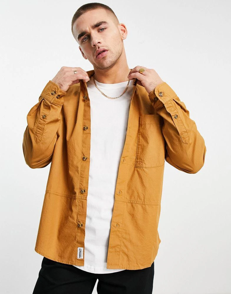 商品Timberland|Timberland Outdoor Heritage plaid shirt in brown ,价格¥416,第1张图片