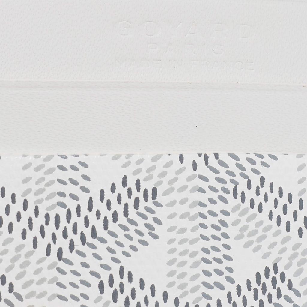 Goyard White Goyardine Coated Canvas and Leather Saint Sulpice Card Holder商品第9张图片规格展示