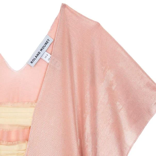 Roland Mouret Pink Metallic Stretch Top S 商品