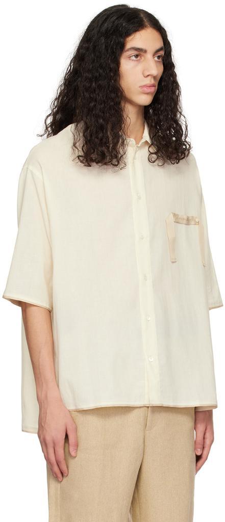 商品Jacquemus|Off-White Le Papier 'La Chemise Cabri' Shirt,价格¥2424,第4张图片详细描述