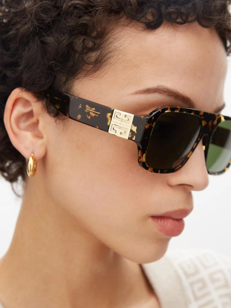 商品Givenchy|Flat-top acetate sunglasses,价格¥1856,第3张图片详细描述