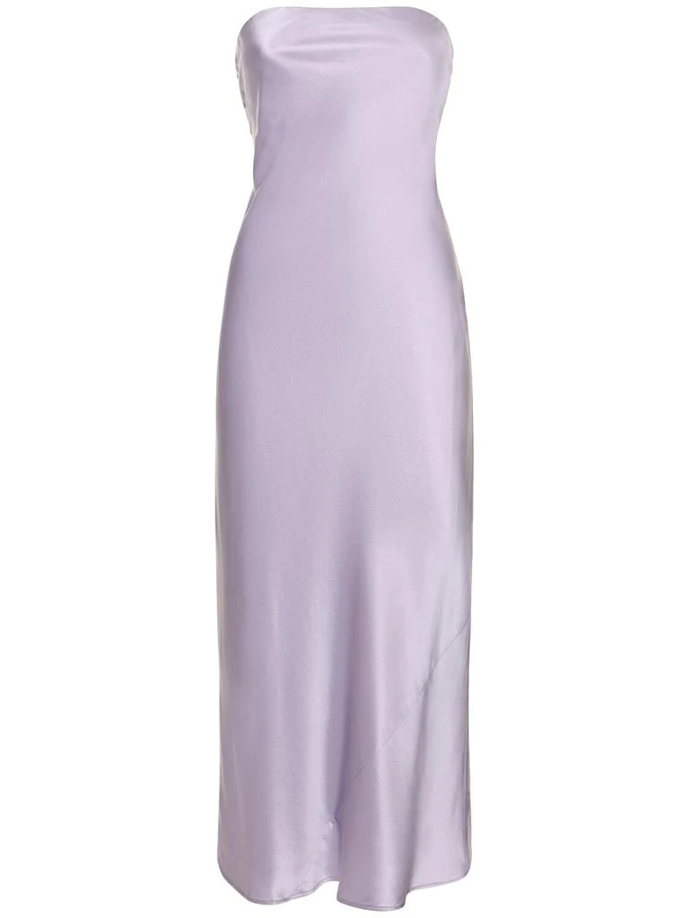 商品Reformation|Joana Strapless Silk Midi Dress,价格¥1074,第1张图片