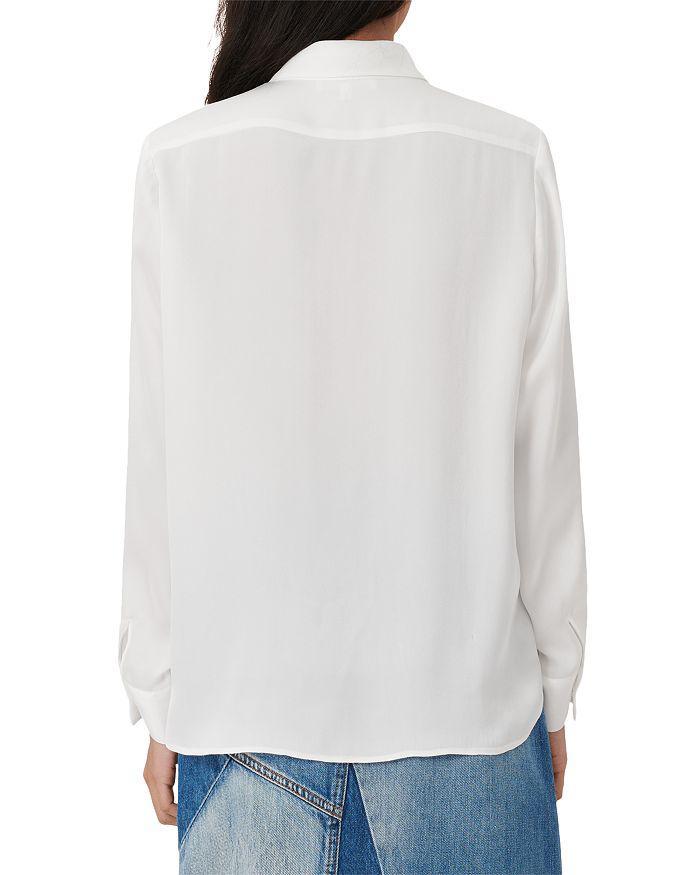 商品Maje|Cecily Silk Shirt,价格¥2174,第4张图片详细描述