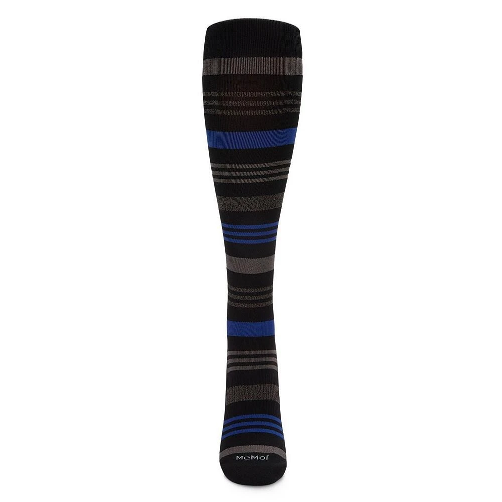 商品Memoi|Men's Striped Nylon Compression Socks,价格¥133,第3张图片详细描述