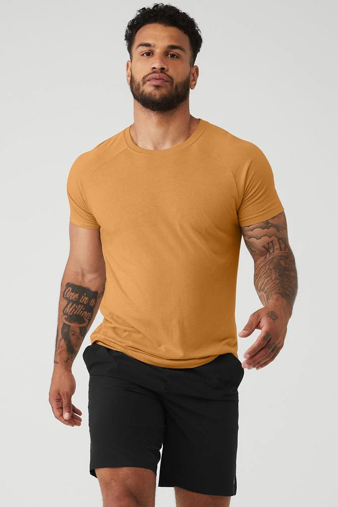 商品Alo|The Triumph Crew Neck Tee - Toffee,价格¥445,第1张图片