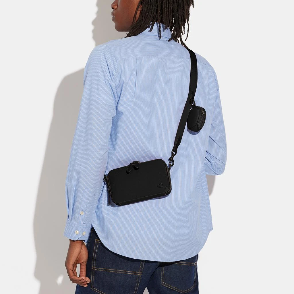 商品Coach|Charter Slim Pebbled Leather Cross-Body Bag,价格¥2598,第2张图片详细描述