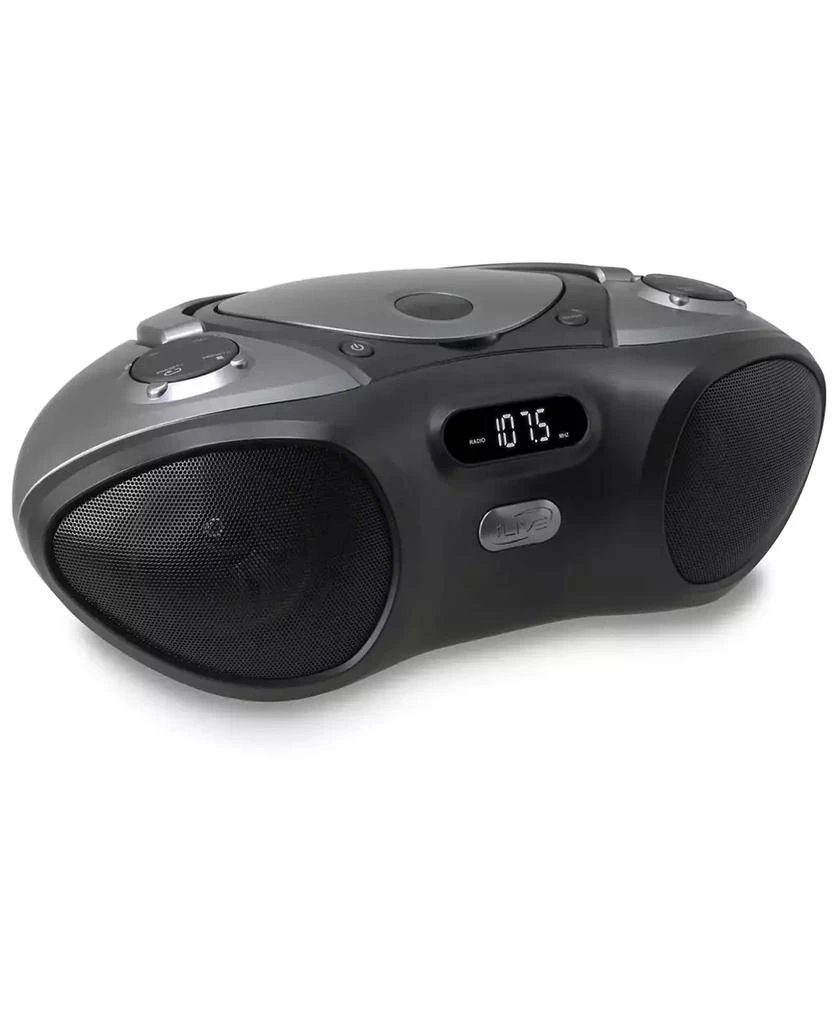 商品iLive|Bluetooth CD Boom Box with FM Tuner,价格¥322,第2张图片详细描述