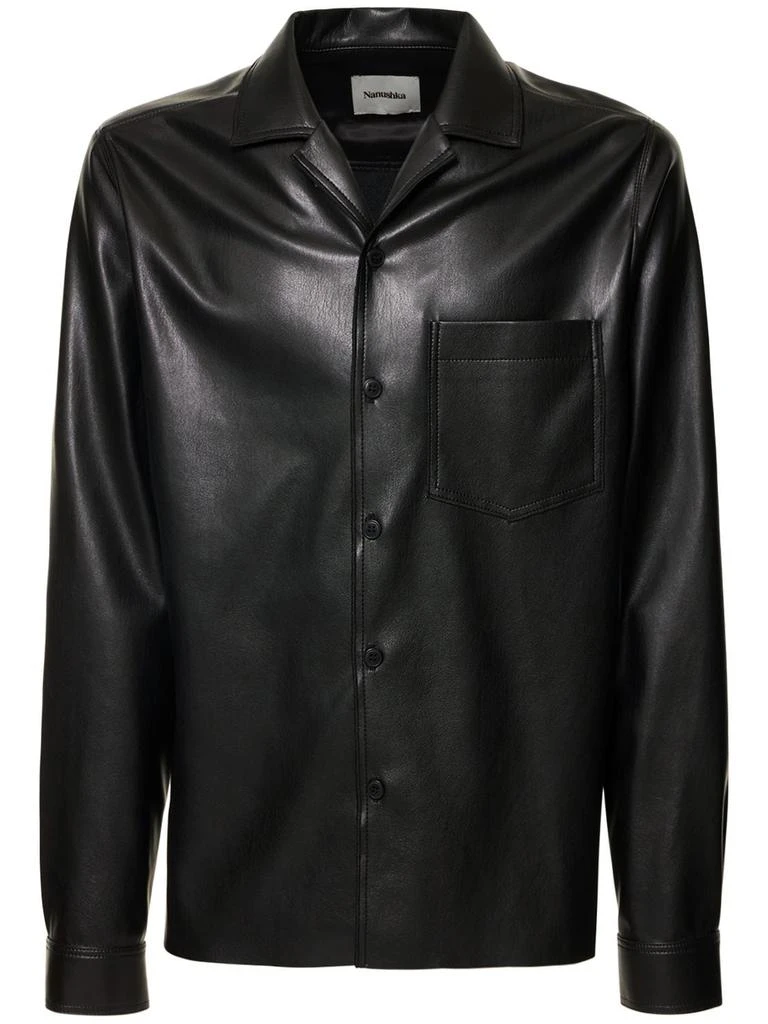 商品Nanushka|Faux Leather Shirt,价格¥1890,第1张图片